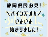 ☆彡バイシズオカがいよいよ開始☆彡